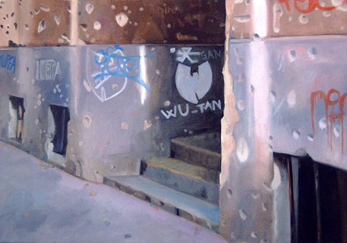 audrey nervi, peinture a l'huile