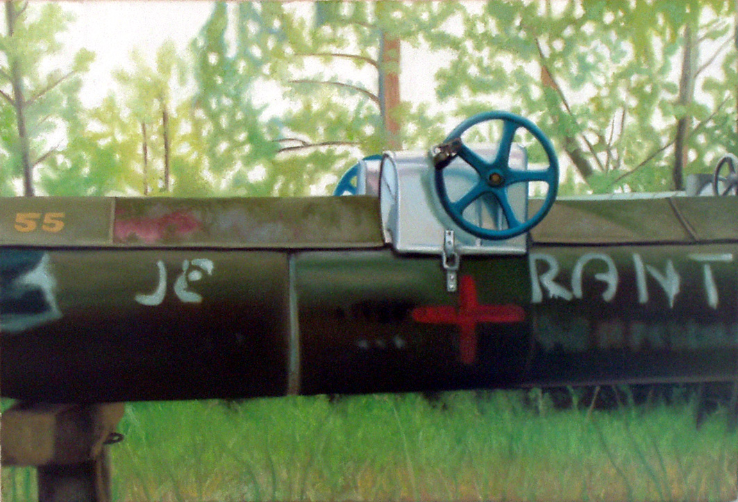 audrey nervi, peinture a l'huile