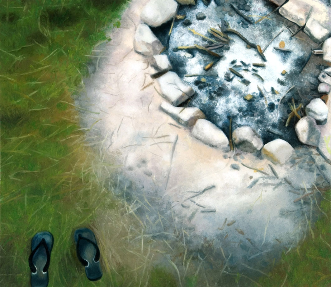 audrey nervi, peinture a l'huile