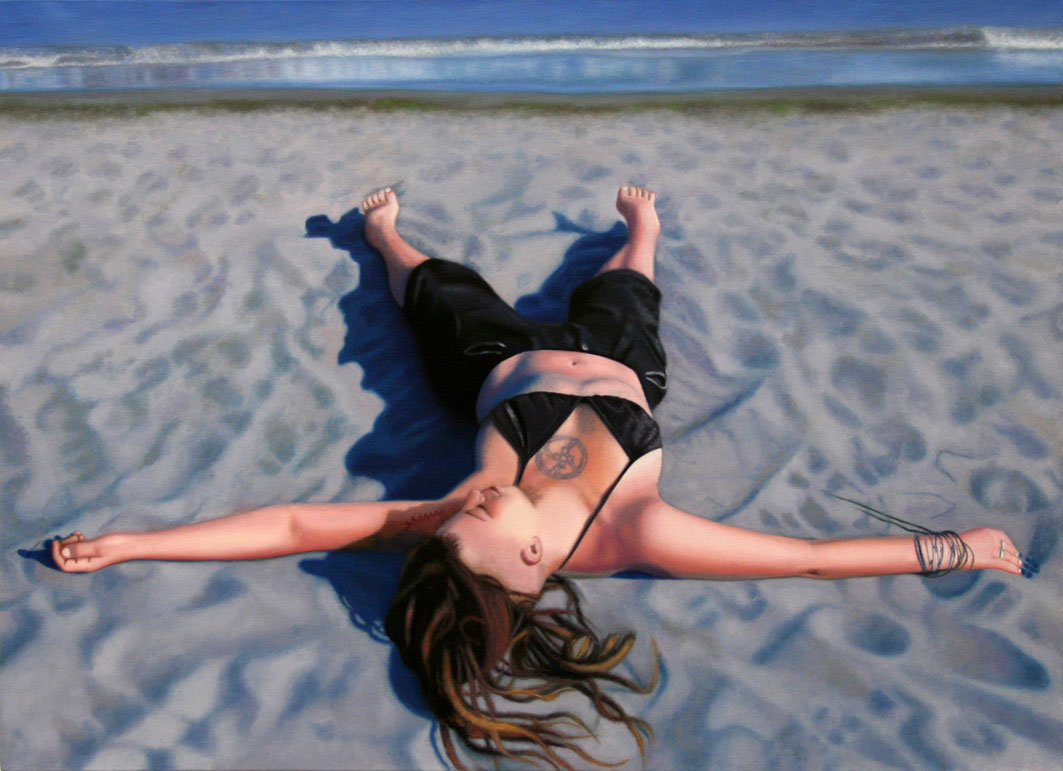 audrey nervi, peinture a l'huile