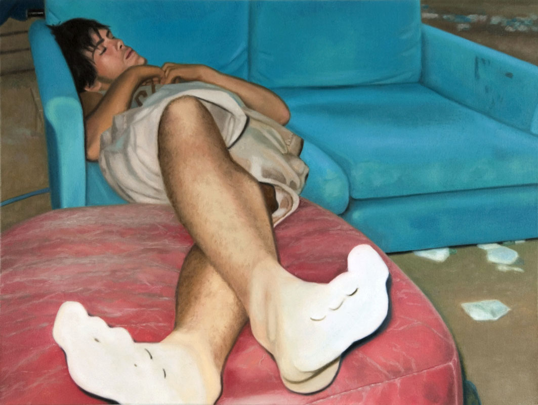 audrey nervi, peinture a l'huile