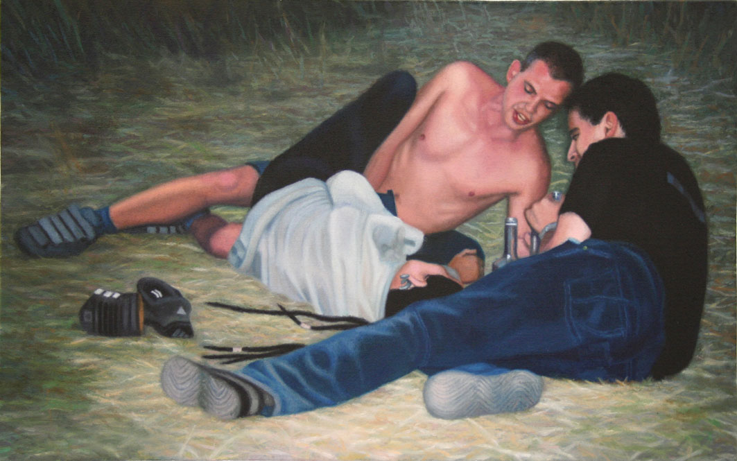 audrey nervi, peinture a l'huile