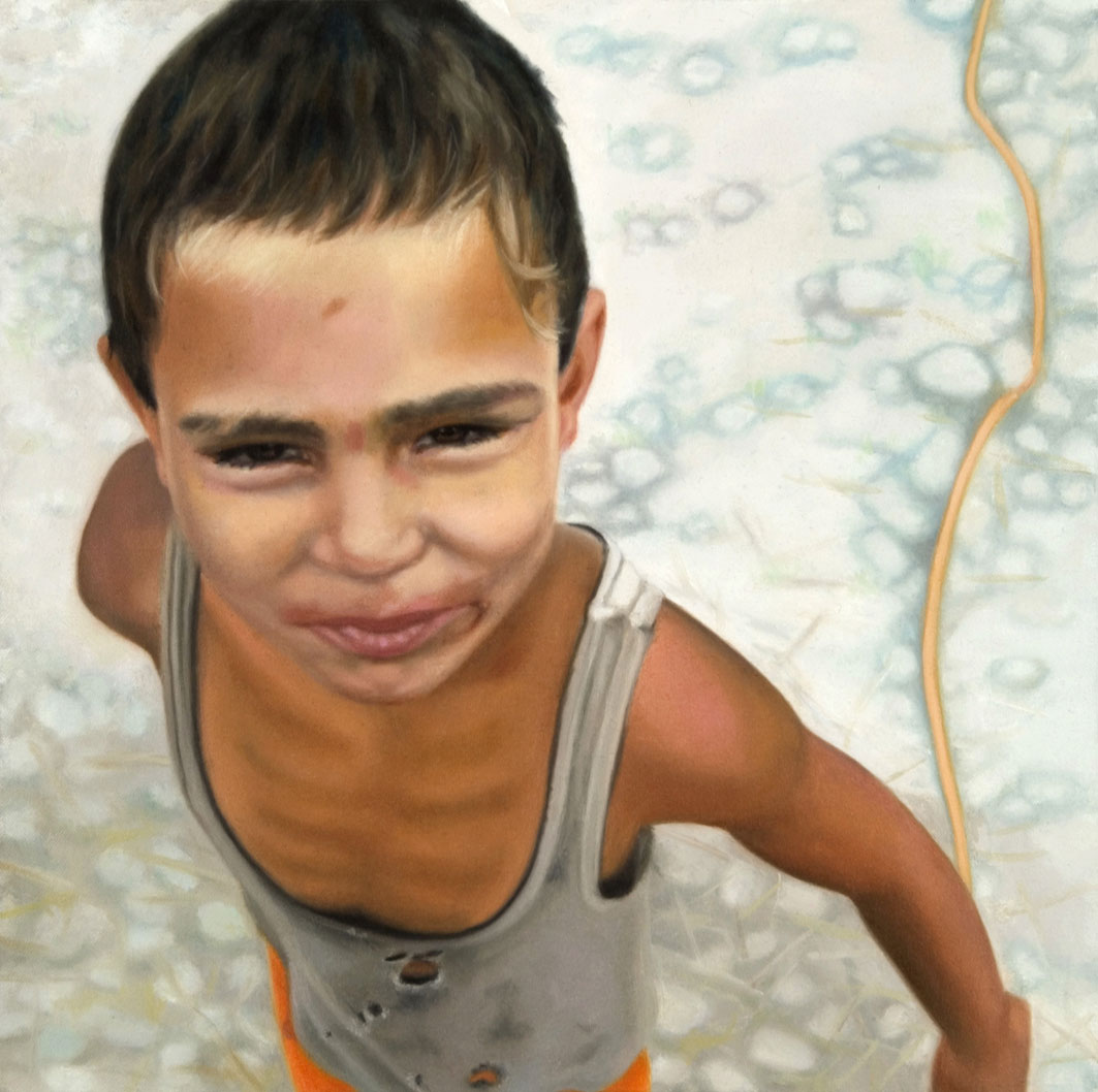 audrey nervi, peinture a l'huile