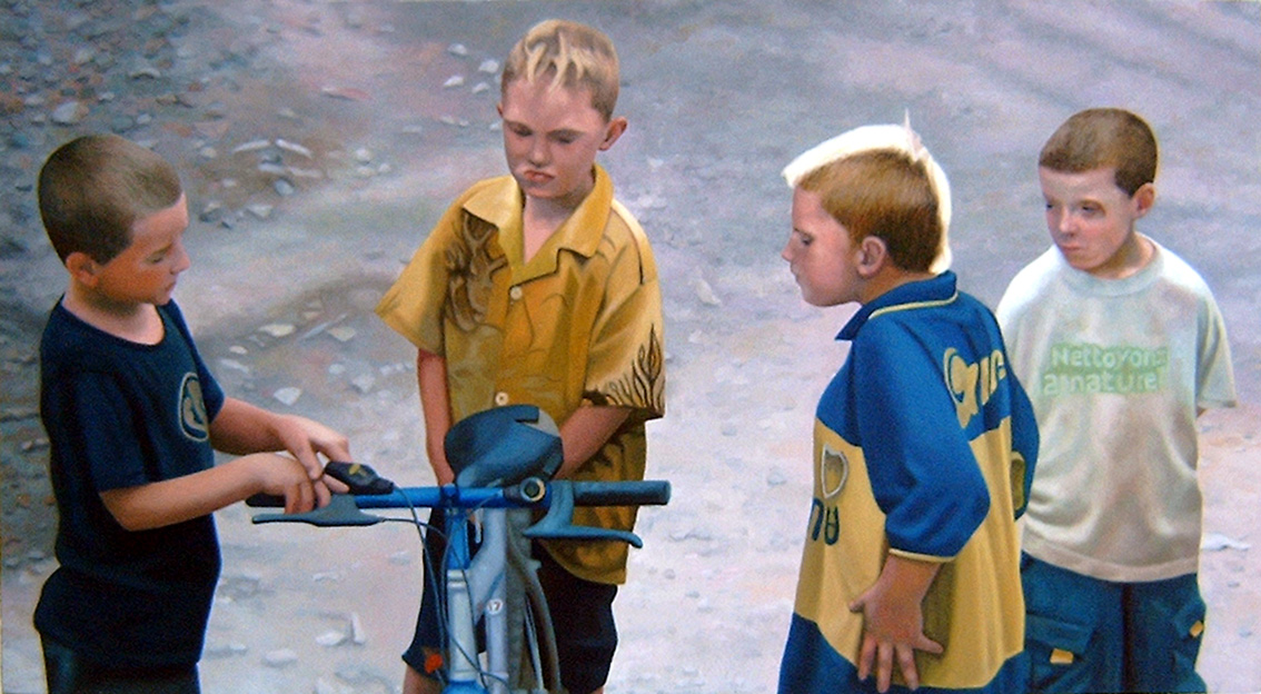 audrey nervi, peintuire a l'huile